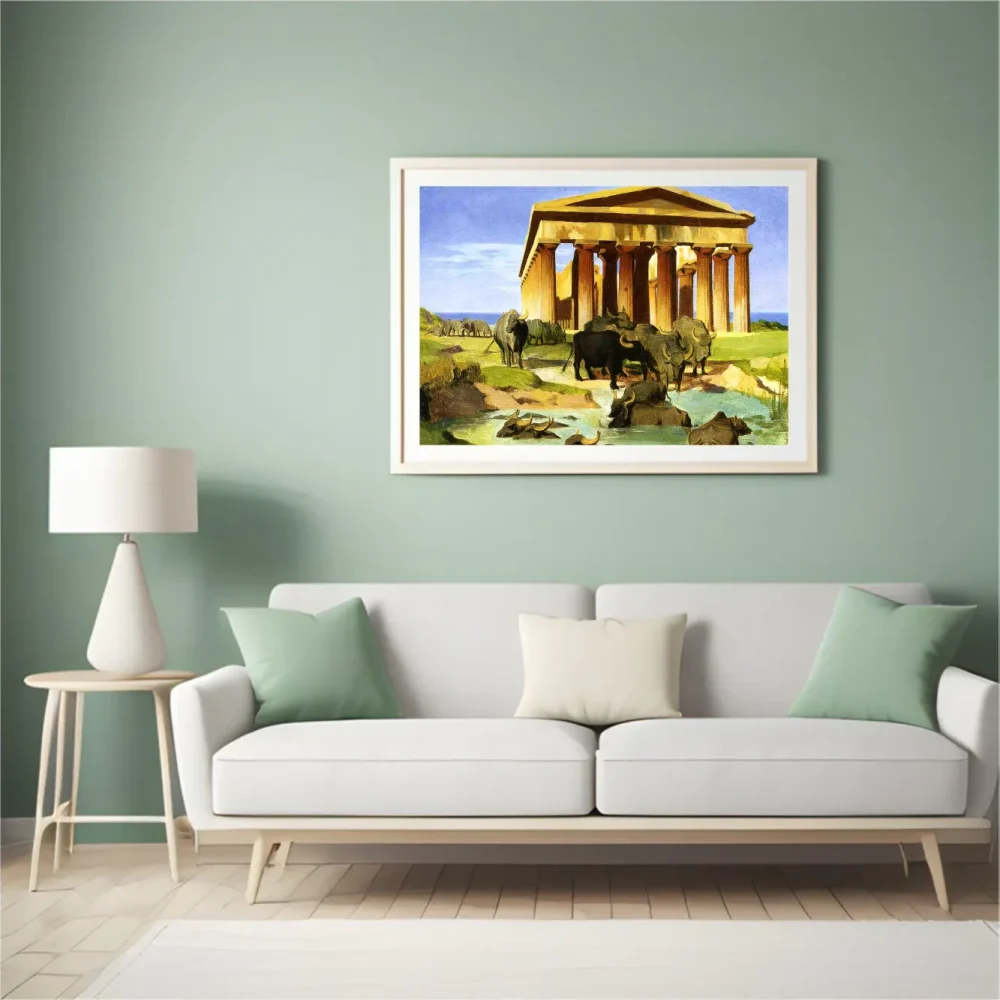 Pintar por números Vista de Paestum, estudio – foto 4