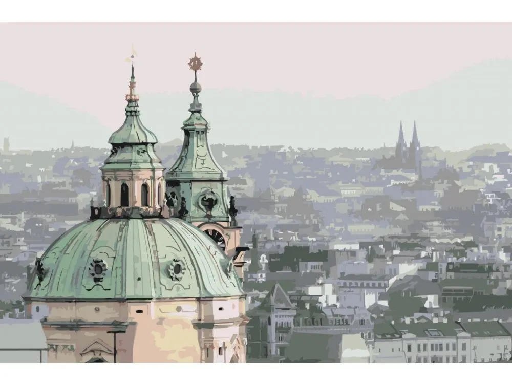 Pintar por números Vista de Praga – foto 2