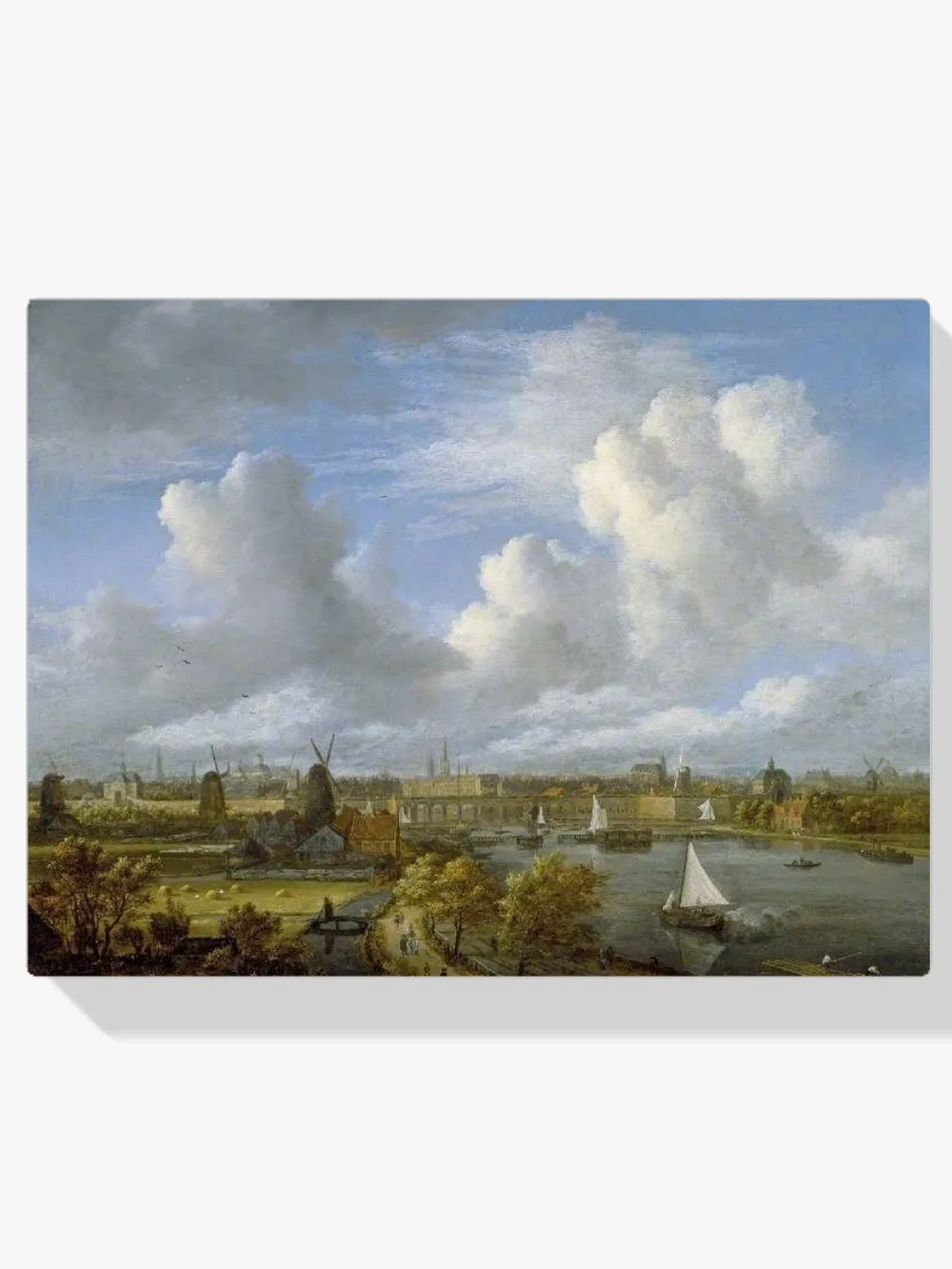 Pintar por números Vista del Amstel hacia Ámsterdam