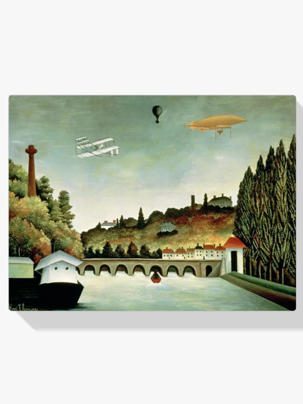 Pintar por números Vista del puente de Sèvres y las colinas de Clamart