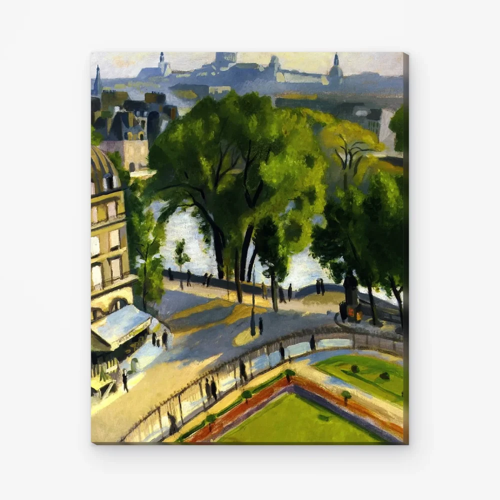 Pintar por Números - Vista del Quai du Louvre