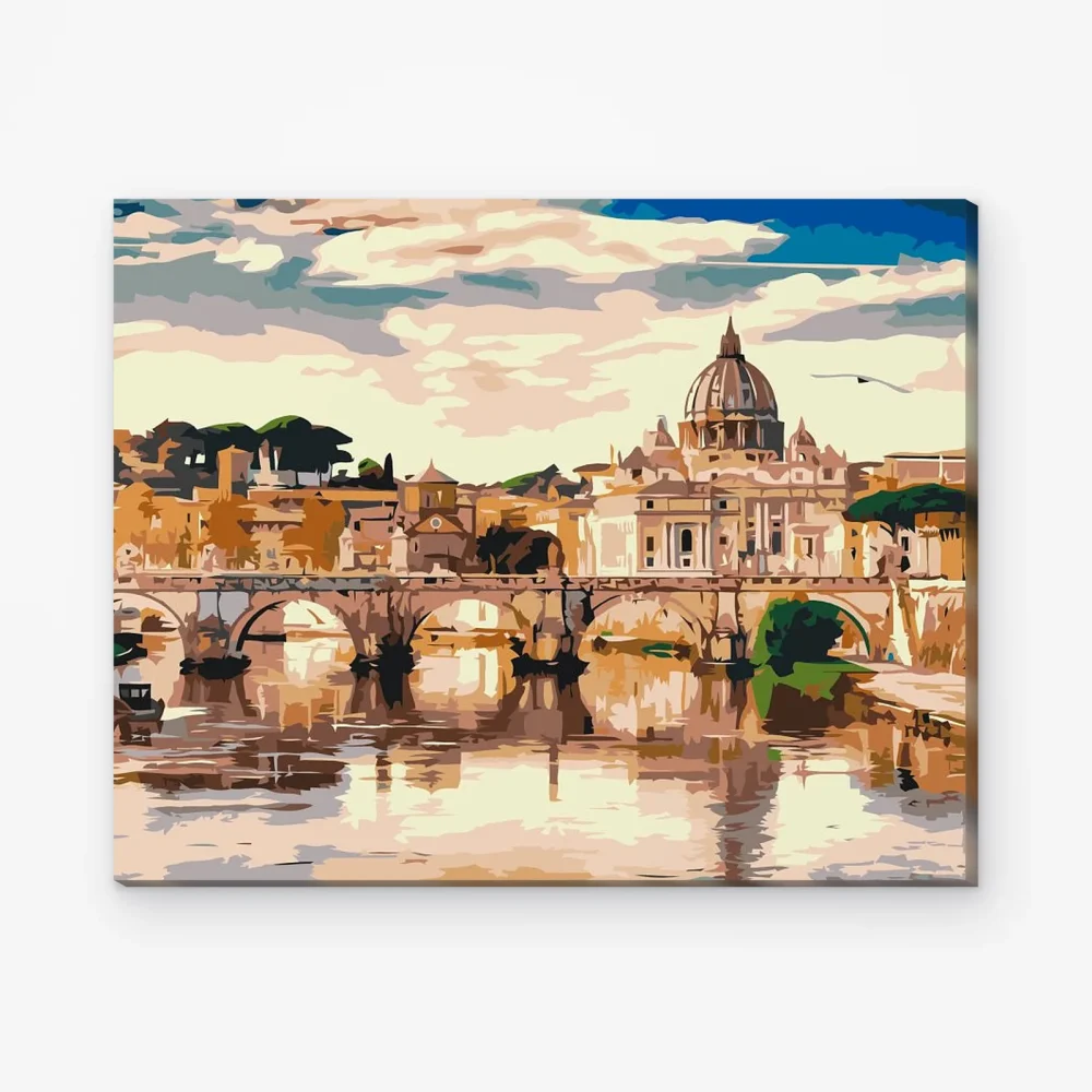 Pintar por Números - Vista del Vaticano