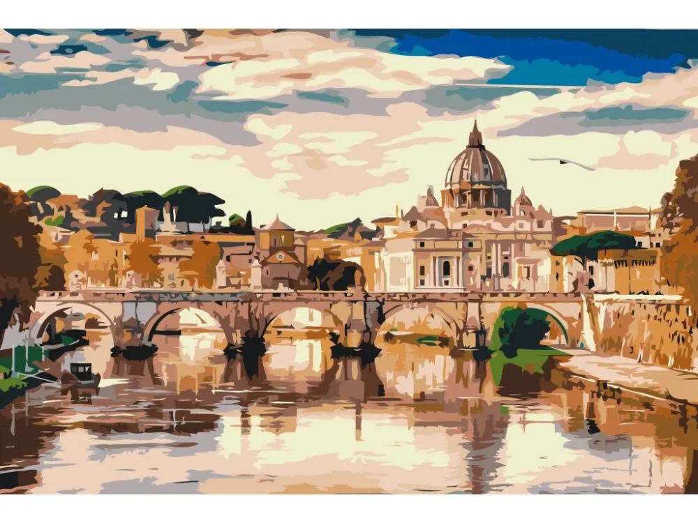 Pintar por números Vista del Vaticano – foto 2