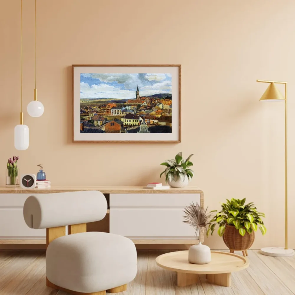 Pintar por números Vista desde el aula de dibujo en Klosterneuburg 1 – foto 3