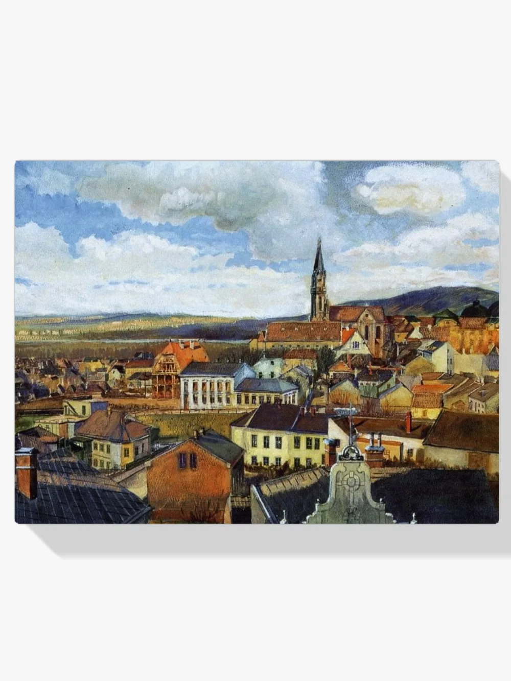Pintar por números Vista desde el aula de dibujo en Klosterneuburg 1