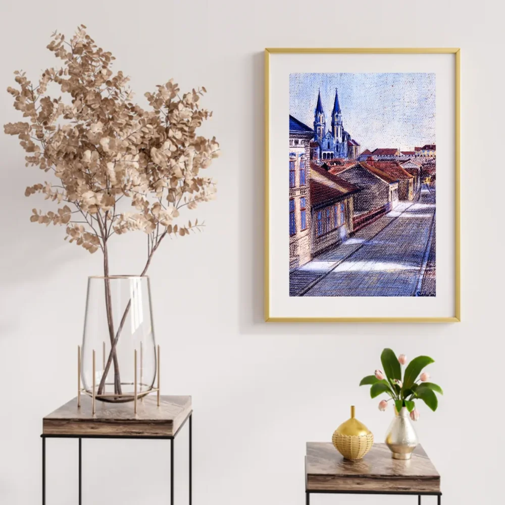 Pintar por números Vista desde la sala de dibujo en Klosterneuburg – foto 2