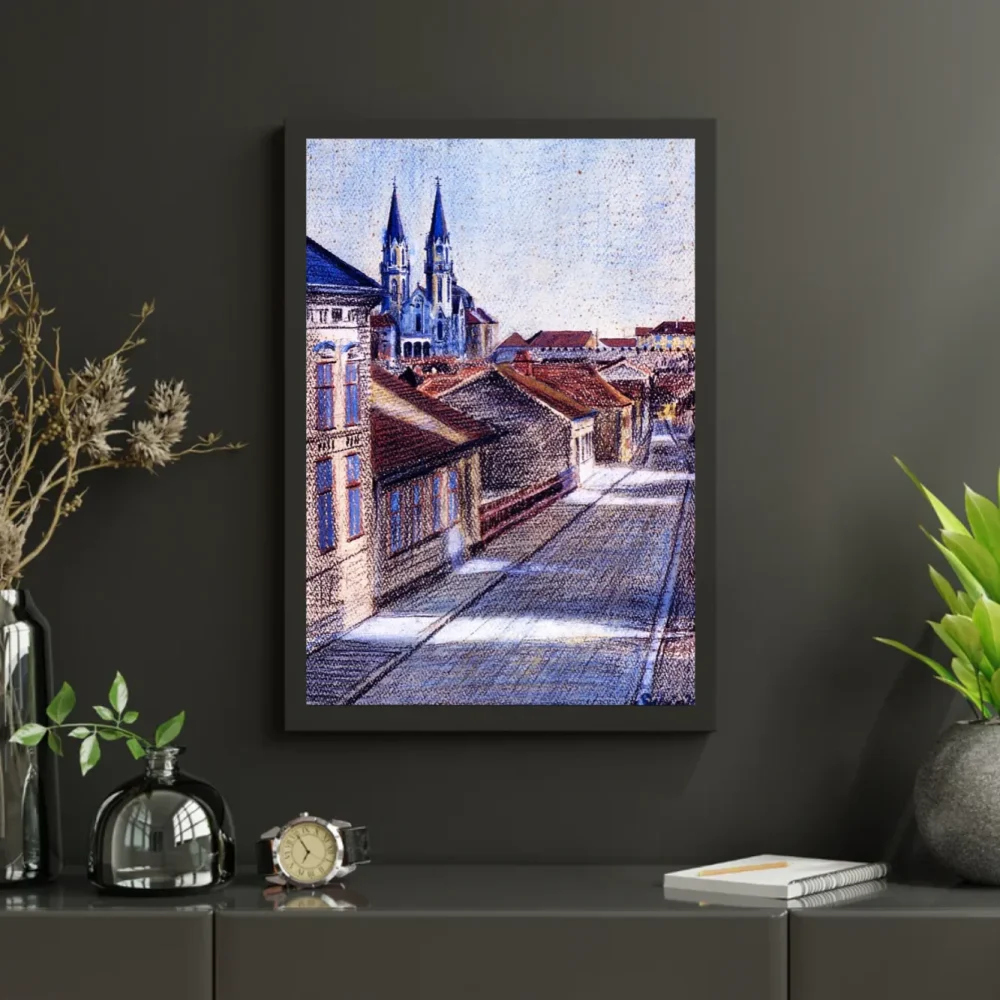 Pintar por números Vista desde la sala de dibujo en Klosterneuburg – foto 3