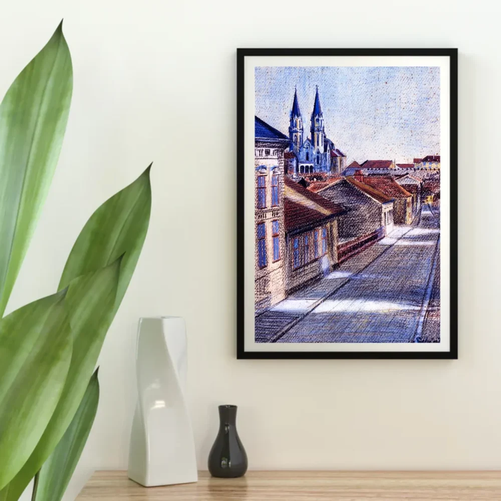 Pintar por números Vista desde la sala de dibujo en Klosterneuburg – foto 4
