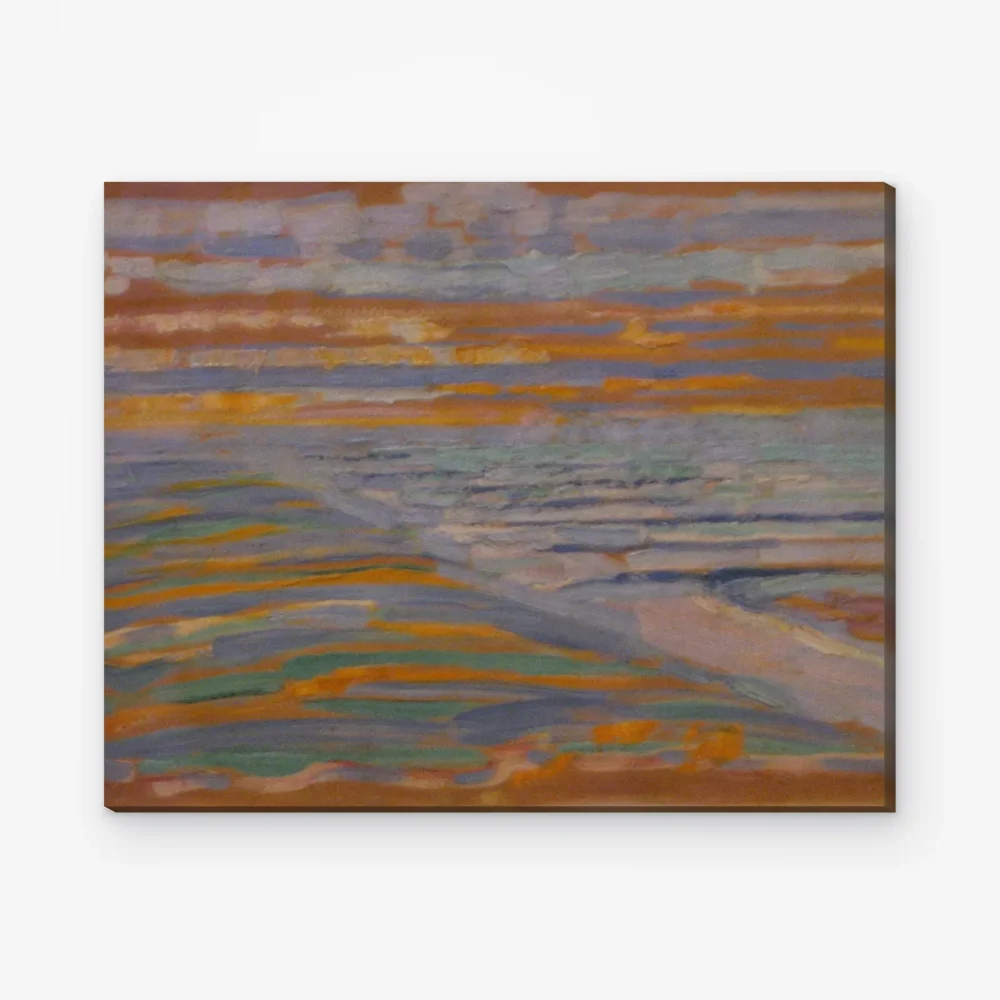 Pintar por Números - Vista desde las dunas con playa y espigones
