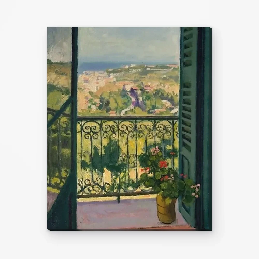 Pintar por Números - Vista desde un balcón