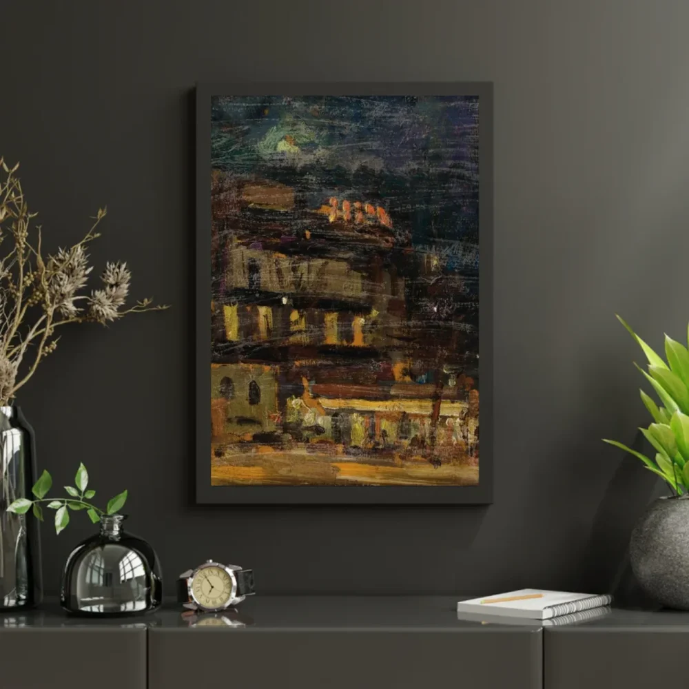 Pintar por números Vista nocturna de París - Konstantin Korovin – foto 3