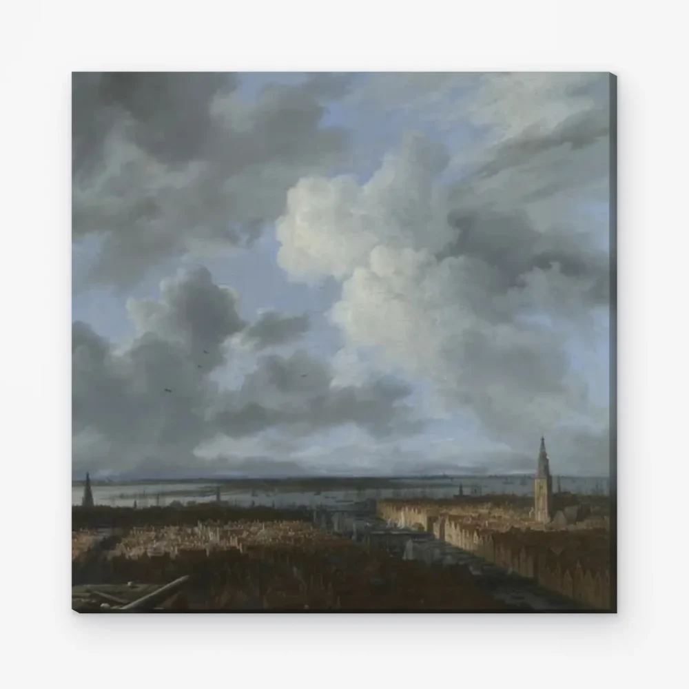 Pintar por Números - Vista panorámica de Ámsterdam hacia el IJ
