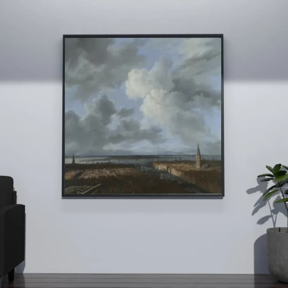 Pintar por números Vista panorámica de Ámsterdam hacia el IJ – foto 4
