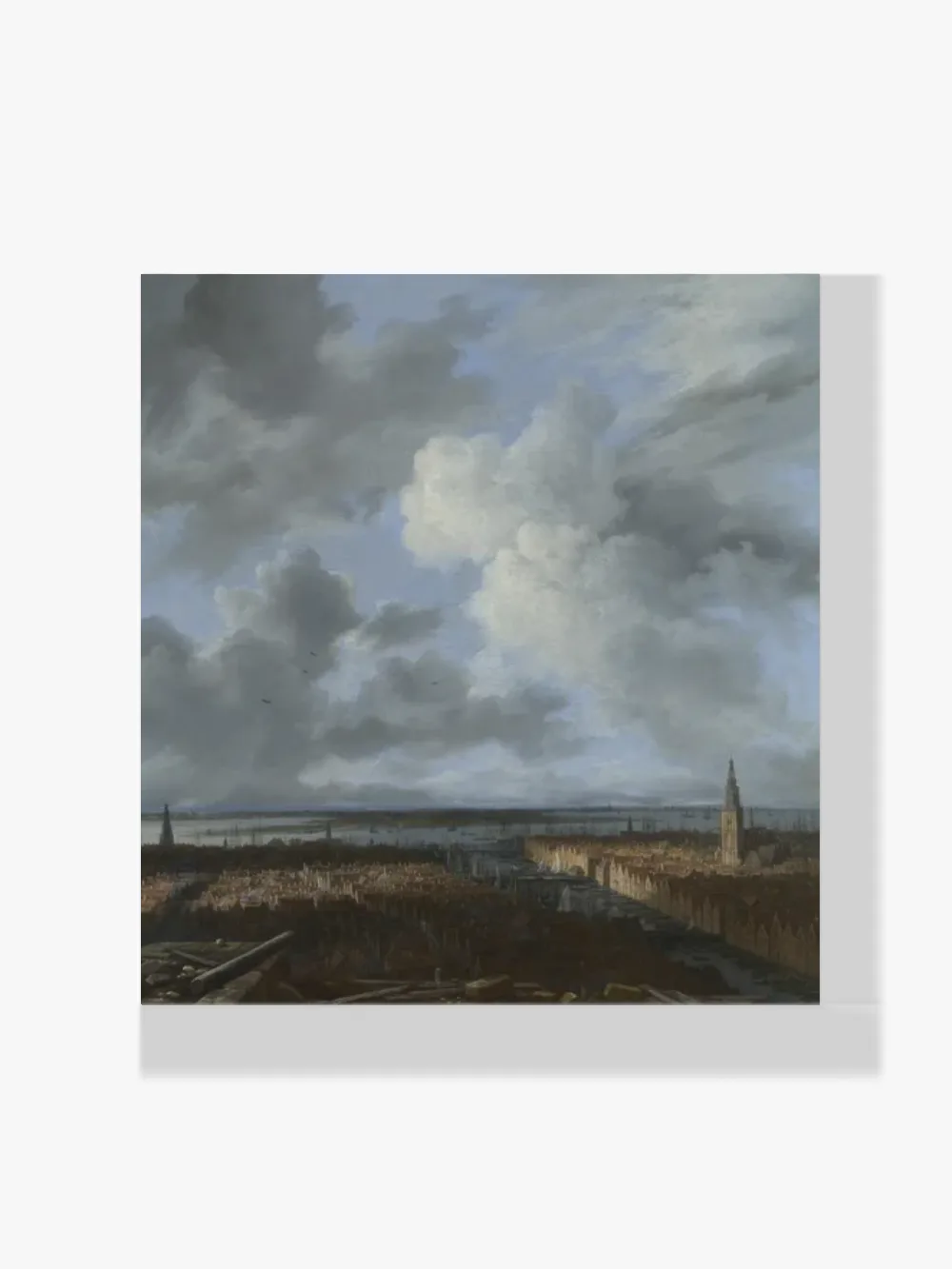 Pintar por números Vista panorámica de Ámsterdam hacia el IJ