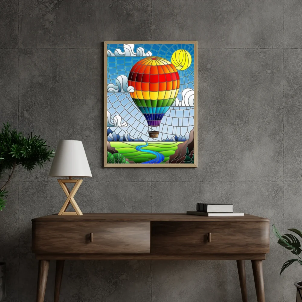 Pintar por números Vuelo en globo – foto 3