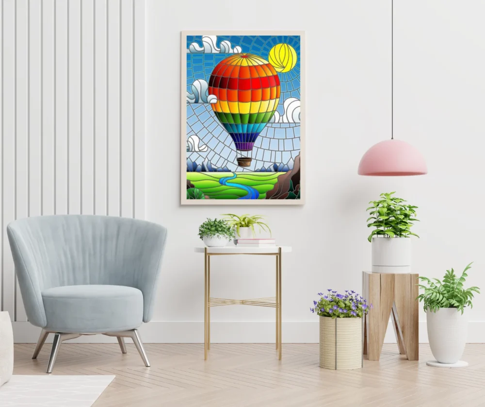 Pintar por números Vuelo en globo – foto 4