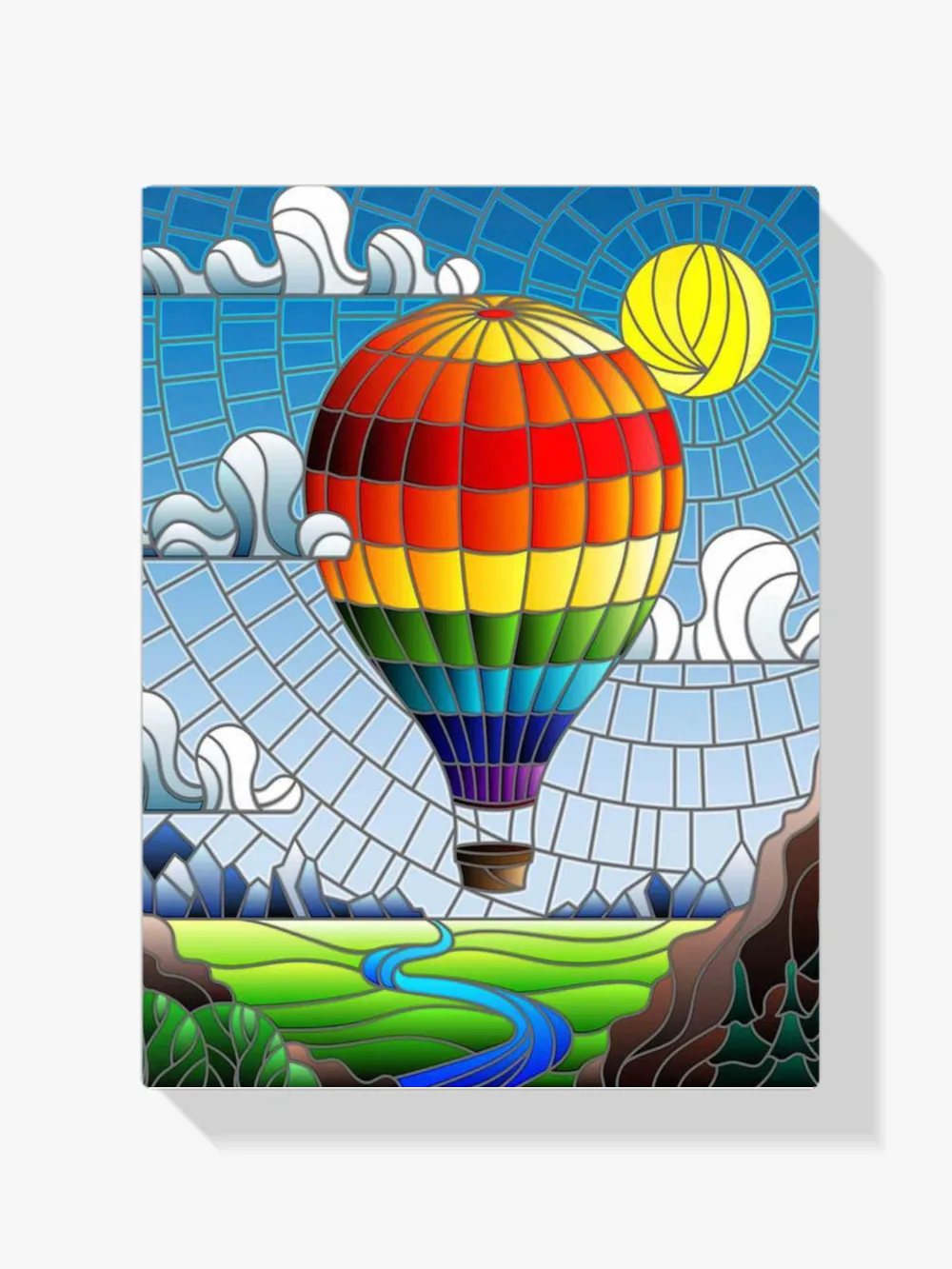 Pintar por números Vuelo en globo