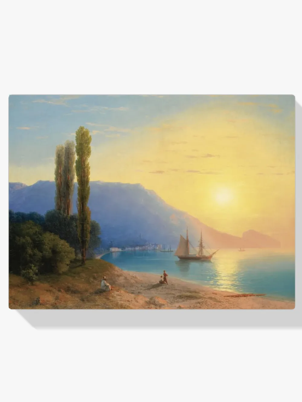 Pintar por números Yalta al atardecer