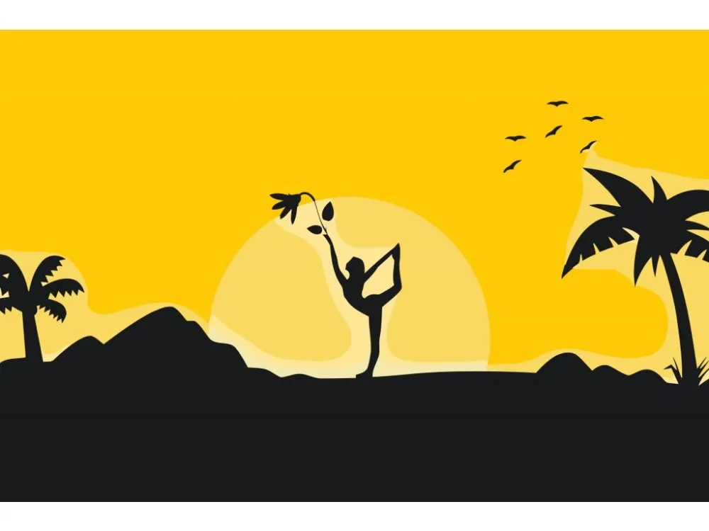 Pintar por números Yoga al amanecer – foto 2