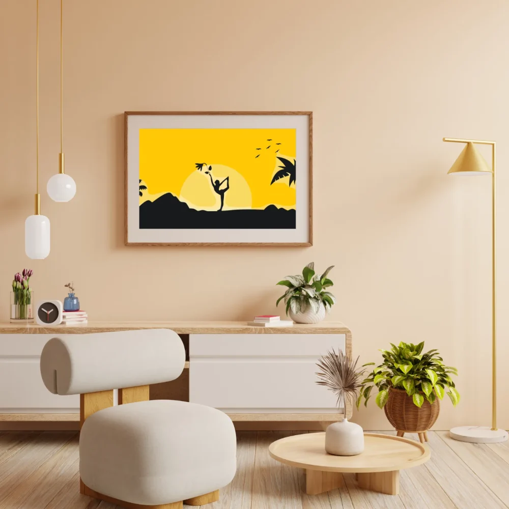 Pintar por números Yoga al amanecer – foto 4