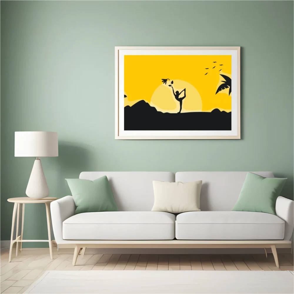 Pintar por números Yoga al amanecer – foto 5