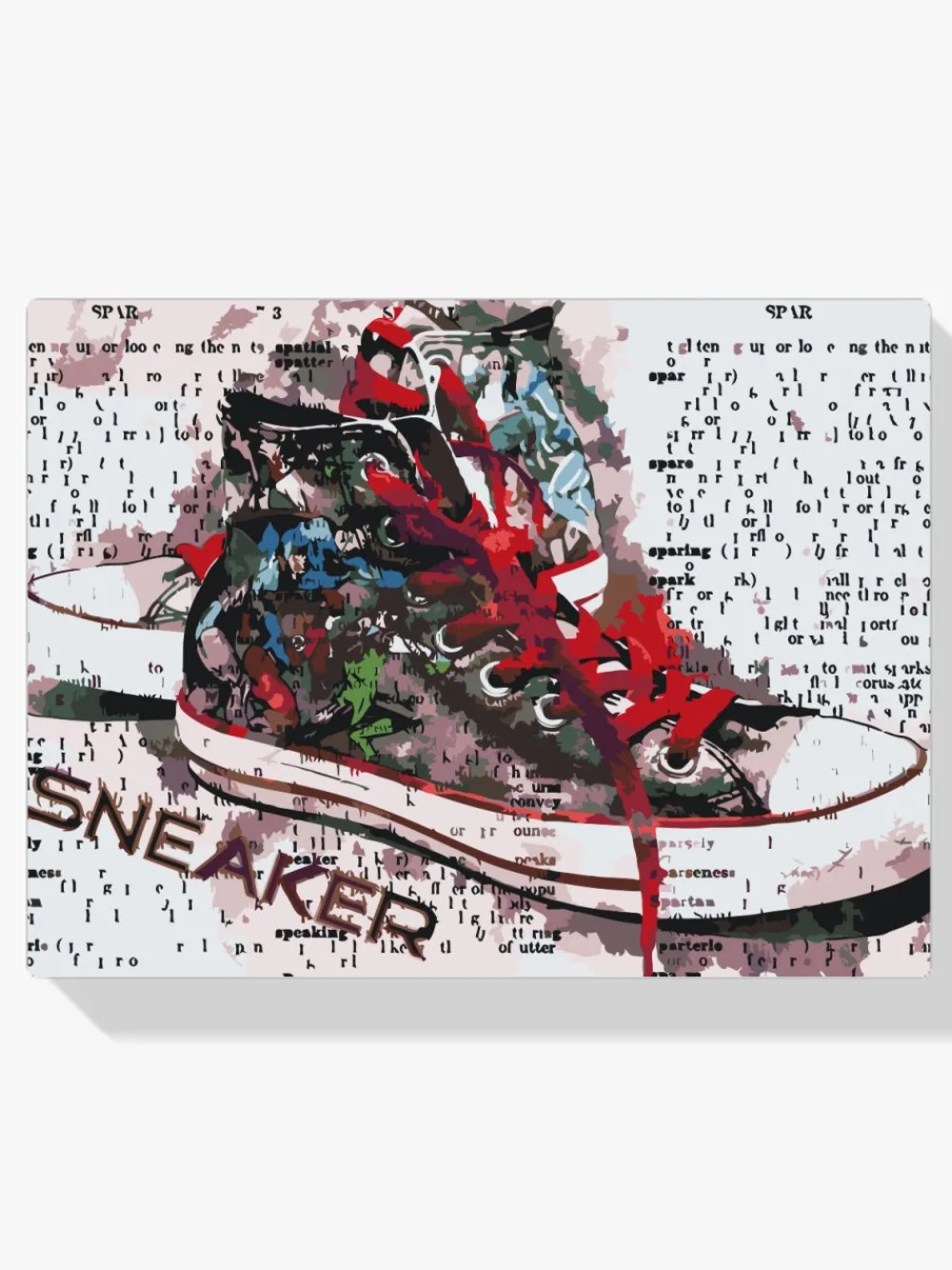Pintar por números Zapatillas Converse