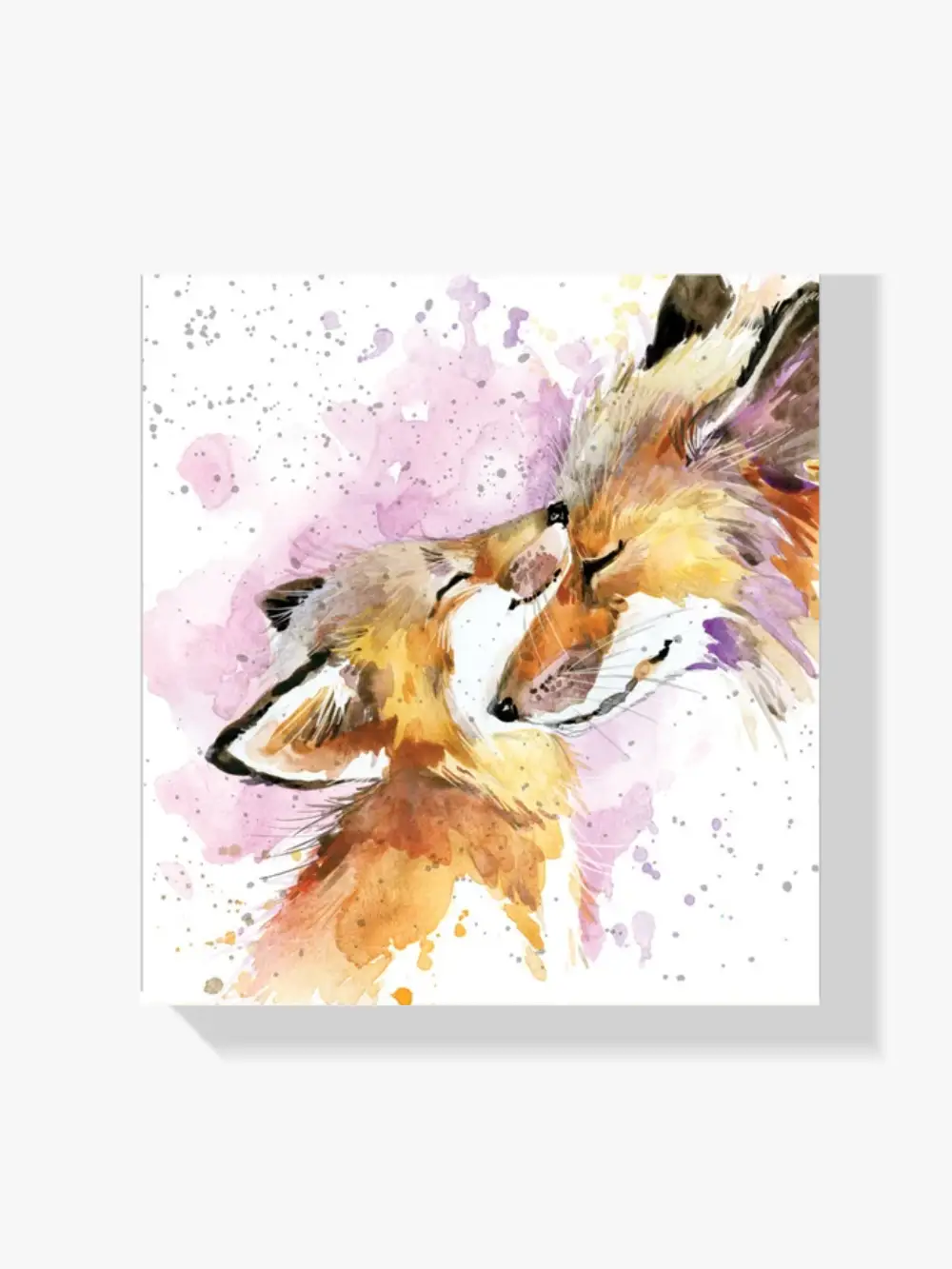 Pintar por números zorros, amor de madre
